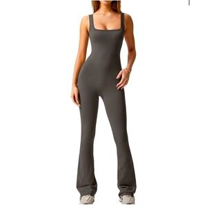 Athletic Gray Jumpsuit size Small